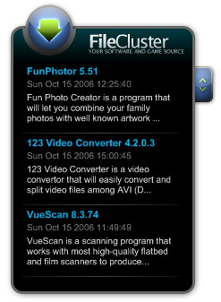 FeedFetcher Yahoo! Widget screen shot